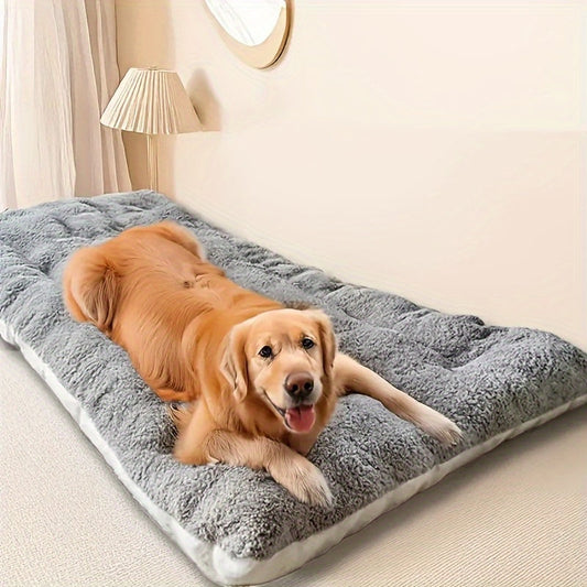 Extra-Large Plush Dog Sofa Bed with Non-Slip Base-1